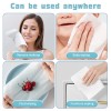 MISHCHI 100 Count Disposable Face Towel, Biodegradable Cotton 100 (Pack