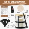 ZK ONE 50 oz Sourdough Starter Kit – Large Wide-Mouth