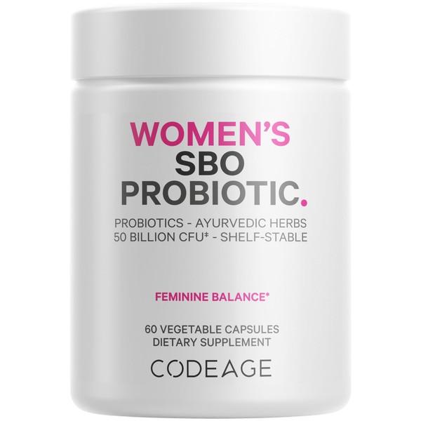 Codeage Women’s Probiotics Supplement - 50 Billion CFUs - SBO