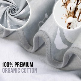 Mama Cheetah Preemie Swaddle Sack, Organic Swaddle Sleep Sacks for Preemies, Preemie Swaddle Blanket Wrap, Easy Swaddles for Premature Baby Boy Girl 4-7 lbs, Newborn Essentials, 3-Pack