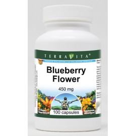 Blueberry Flower - 450 mg (100 Capsules, ZIN: 512614) - 2 Pack