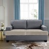 H.VERSAILTEX Stretch Velvet 2 Piece T Cushion Sofa Slipcovers for