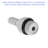 M METERXITY 5pcs Barb Hose Fitting PVC Pipe Connector for