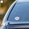 2X Lips Reflective Sticker Decal for Car Bumper Helmet 3"