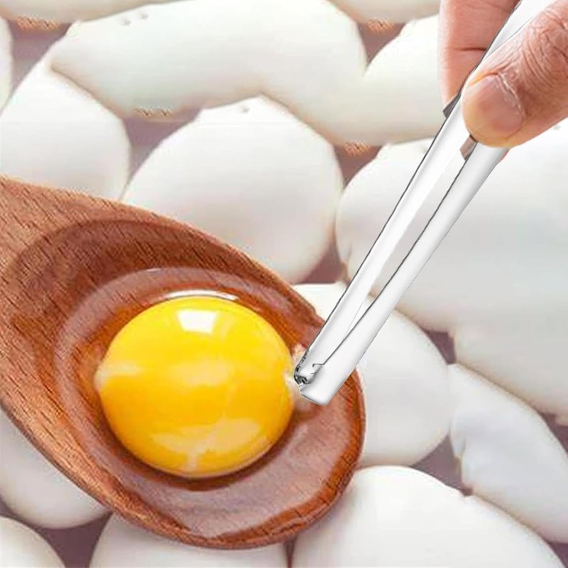 Egg Chalaza Removal Tool, 2Pcs Stainless Steel Egg Chalaza Removal