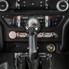 KUNGKIC Carbon Fiber Car Gear Shift Knob Cover Interior Accessories