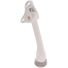 The Hillman Group 851342 4-Inch Kickdown Door Stop, White