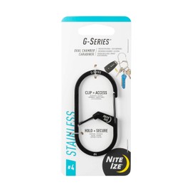 NITEIZE G Carabiner #4 Black Small