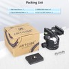 Low Profile Ball Head 36mm Stability Panoramic Tripod Head 360