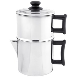 Lindy's Stainless Steel 10 Cup Drip Coffee Maker, Stovetop Coffee maker, Coffee Pot