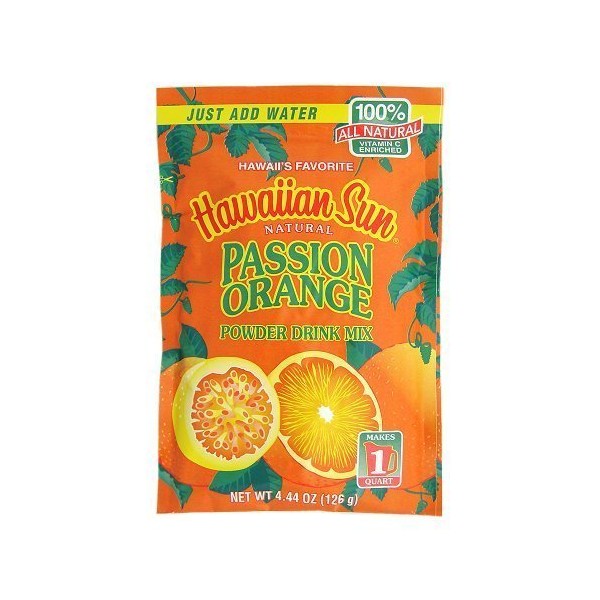Hawaiian Sun Powder Drink Mix, Passion Orange, 4.44-Ounce by Hawaiian Sun