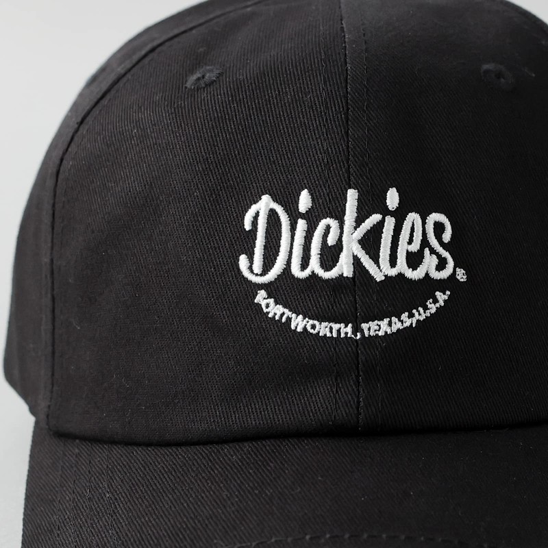 Dickies Patch Emblem Low Cap Logo Polo Cap Hat, Men's,