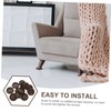 NOLITOY 10Pcs Multi Function Plastic Furniture Coasters Non Slip Chair