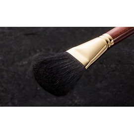 BISYODO Long Series Finishing Powder Brush - Flat Type, Brown