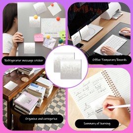 AUEKLLW Sticky Notes 3x3 Inches, 2 Pads Cute Colorful Self-Stick Note Pads, Easy to Post for Home, Office and Daily Life Organization Fire Forest