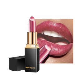 Metallic Purple Color Changing Shimmer Lipstick for Women,3D Shine High Impact Longlasting Hydrating Transfer Proof Lipstick,Cream Matte Non Sticky Plumping Lip Gloss,Full Coverage Lip Color Makeup-05