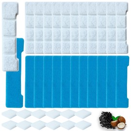 AFJWUZ 12 Set Dog Water Fountain Filters Replacement Compatible with SIBAYS 4Gal/15L, for Kastty 4Gal/15L Stainless Steel Fountain