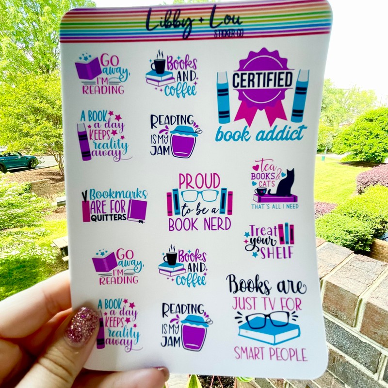Reading Quotes Planner Sticker | Libby and Lou Sticker Co
