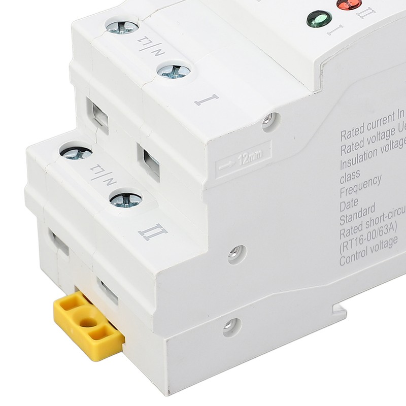 Dual Power Automatic Transfer Switch 2P 63A Millisecond Switching Power