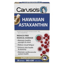 Carusos Hawaiian Astaxanthin 30 Capsules