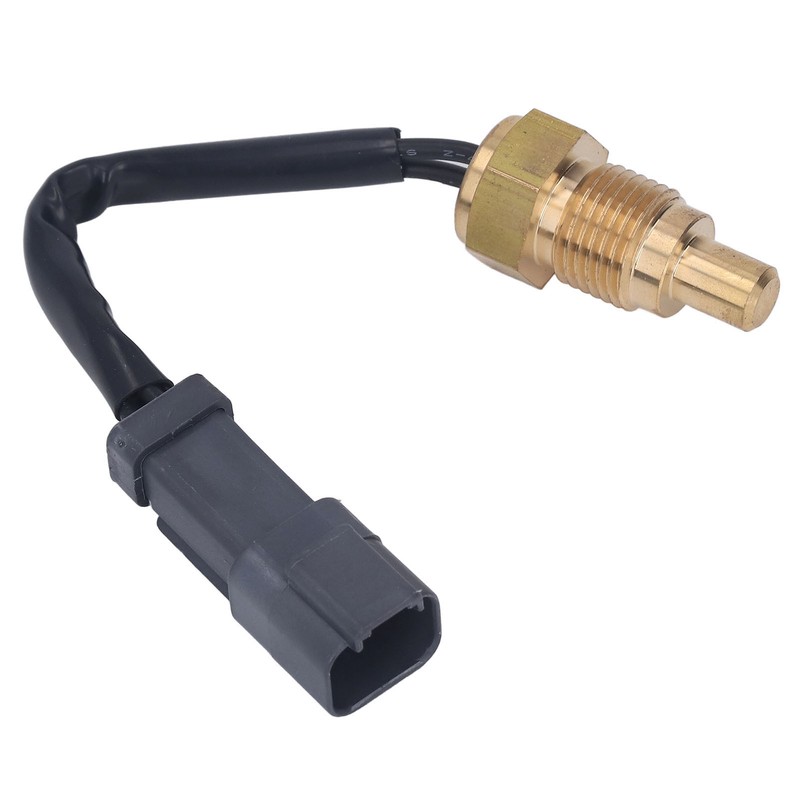 2Pin Excavator Water Temperature Sensor Brass High Accuracy Robust Water