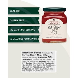 Stonewall Kitchen Red Pepper Jelly, 13 oz. (Pack of 2)