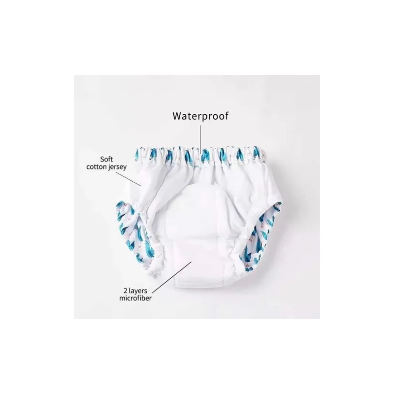 Calzón Entrenador Impermeable Puente Reforzado Inter Algodón