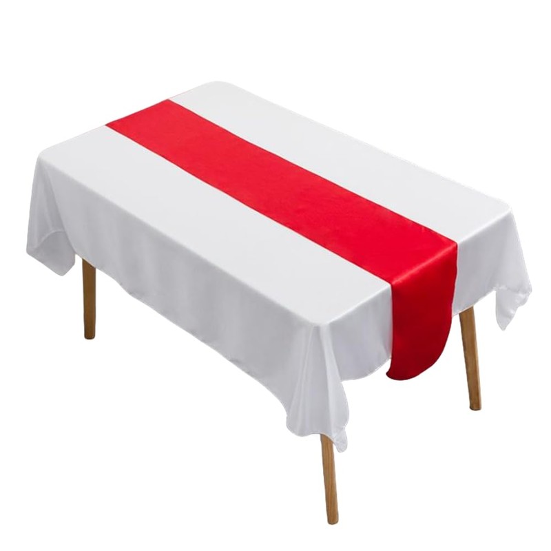 Satin Table Runner,27*270cm Long Smooth bright silk fabric party table
