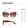 kimorn Sunglasses Womens and Men Trendy Retro Trendy Sun Glasses