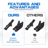 WARRENAU Steering Box Frame Support Kit Fit For Chevy GMC