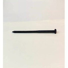 accurate (50) 1/4 X 4-1/2" Square Head Lag Screw Bolt Steel BLACK OXIDE 3/8 4 1/2 long