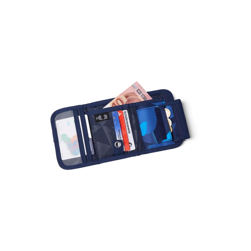 satch Wallet for Boys and Girls with Window, Coin Pocket