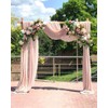Wedding Arch Draping Fabric Burgundy 29" X 20FT Chiffon Tulle