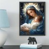 QAZWSX Virgin Mary Mother Hold Son 5D Diamond Art Painting