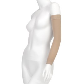 Juzo Soft 2001 20-30mmhg Max Armsleeve with Silicone Top Band for Women,Beige,4 (IV) MAX Regular