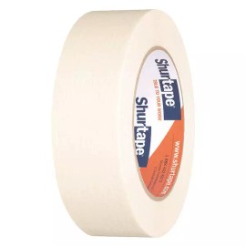 Shurtape CP-106/NAT260 CP-106 Economy Grade Masking Tape: 1.5" x 60 yd, Natural