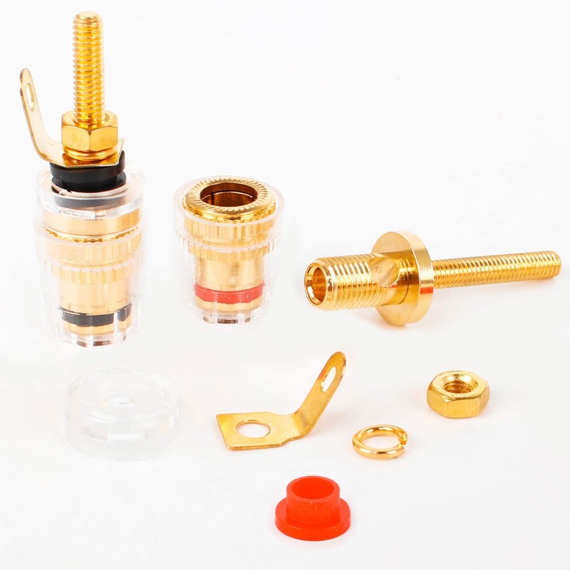 WANGCL Speaker Banana Plug Terminal Banana Clamp Banana Clamp for