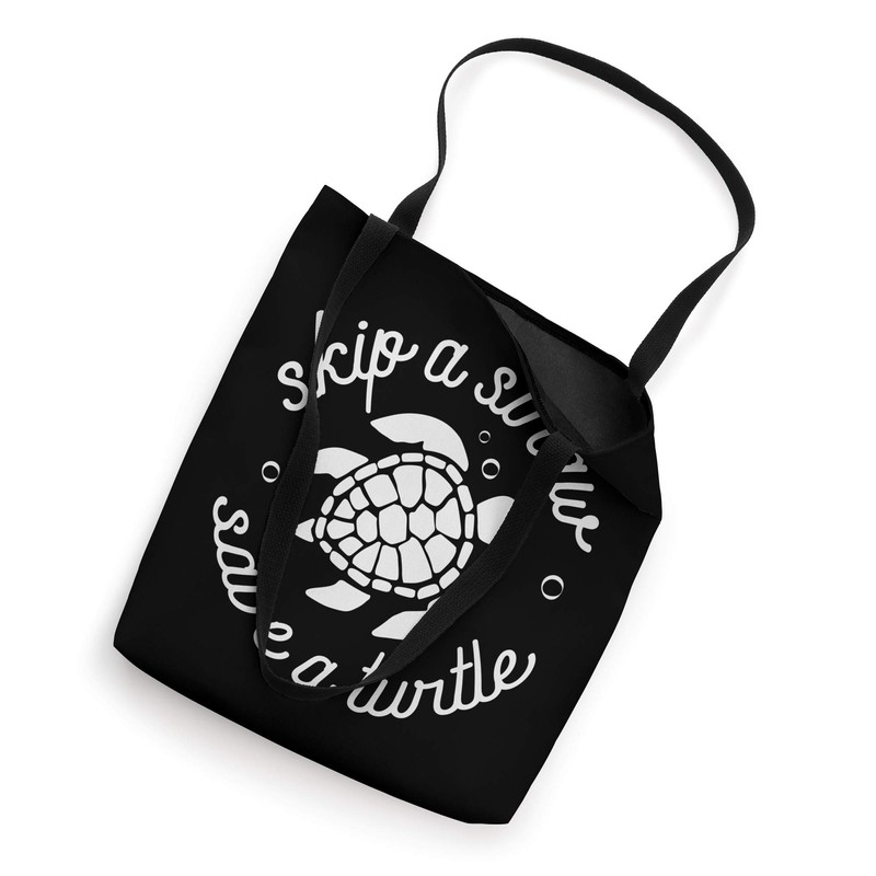Skip A Straw Save A Turtle Tote Bag