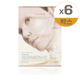 Tone28 Haenam 404 Peptasica Lifting Glow Wrapping Mask 4 packs, 6 packs / 톤28 해남404 펩타시카 리프팅 글로우 랩핑 마스크 4매입 6개