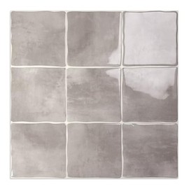 10 Sheet Thicker Peel and Stick Backsplash Tile, 12"x12" 3D Self Adhesive Square Mosaic Subway Checkered Vinyl Backsplash Stick on Wall Tiles for Bathroom, Kitchen, Living Room (10, Pink)