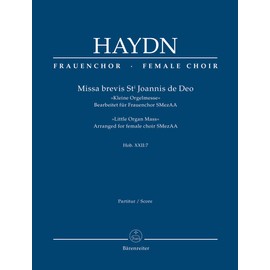 Haydn: Missa brevis St. Joannis de Deo, Hob. XXII:7 (arr. for female choir) (Full Score)
