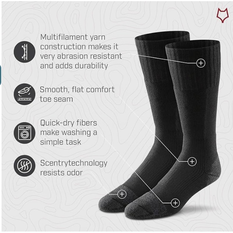 Fox River Military Wick Dry Maximum Mid Calf Boot Sock