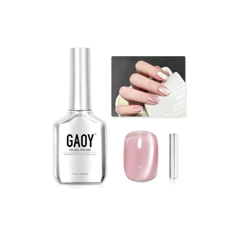 GAOY- Esmalte de uñas en gel con efecto ojo de