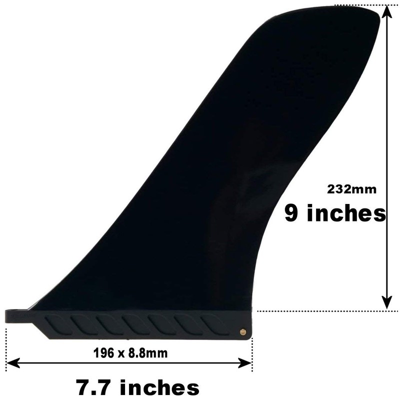 9" Center Fin (Hard) Hard Fin for Longboard SUP airSUP