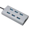 USB 3.0 Hub 7 Ports 5gbps Adapter Portable Aluminium Alloy