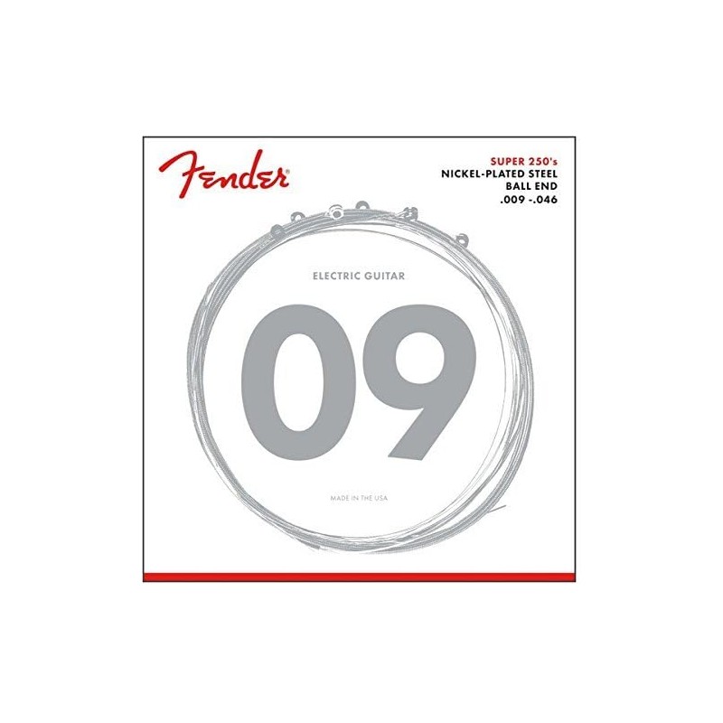 Fender Super 250 String Set - 250LR (009/046) - Nickel-Plated
