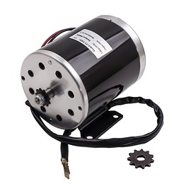 maXpeedingrods 500W 24V DC Brush Electric Motor ZY1020 with Bracket 2500RPM for DIY Scooter E Bike Go Kart, 107.5mm*133mm