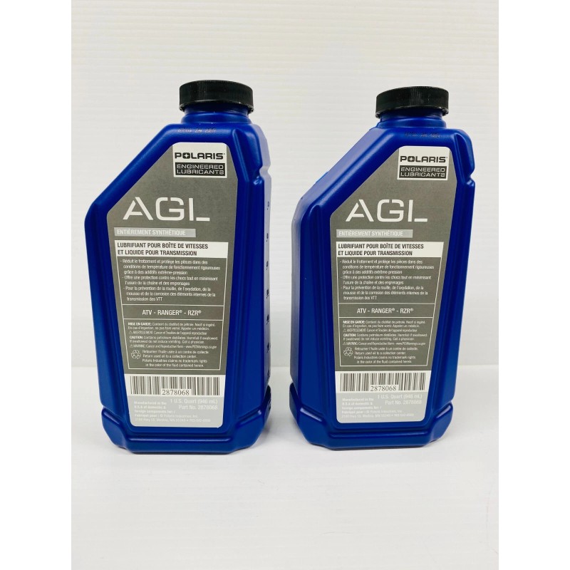 Polaris AGL Transmission Fluid And Demand Drive Fluid Front Diff