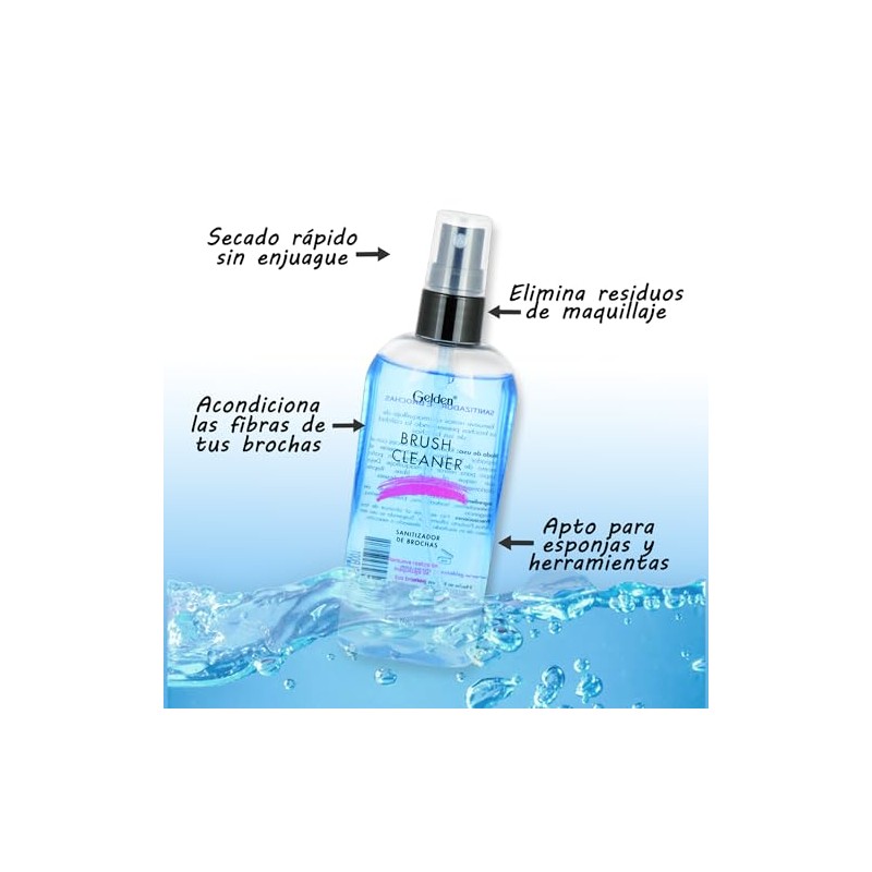 Sanitizador y Limpiador de Brochas [Brush Cleaner] 110ml - 1
