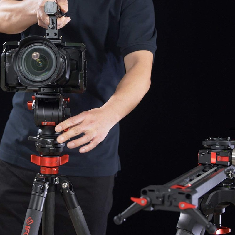 IFOOTAGE Quick Release Adapter for Tripod,Monopod,Fluid Head, Camera Slider,Quick Release
